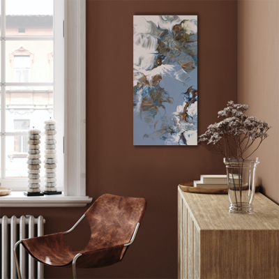 Les reliefs subaquatiques - Reproduction HD sur toile - 15 x 30