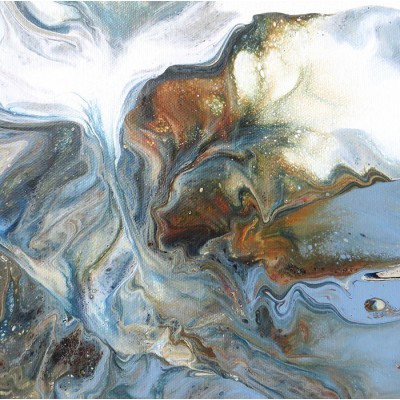 Les reliefs subaquatiques - Reproduction HD sur toile - 15 x 30