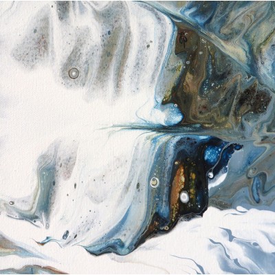 Les reliefs subaquatiques - Reproduction HD sur toile - 15 x 30