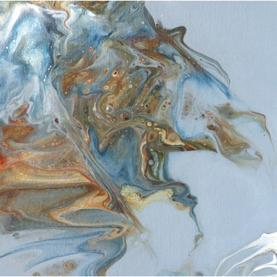 Les reliefs subaquatiques - Reproduction HD sur toile - 15 x 30
