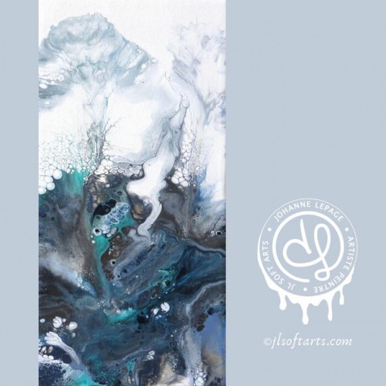 Mer de corail - Reproduction HD sur toile - 36 x...