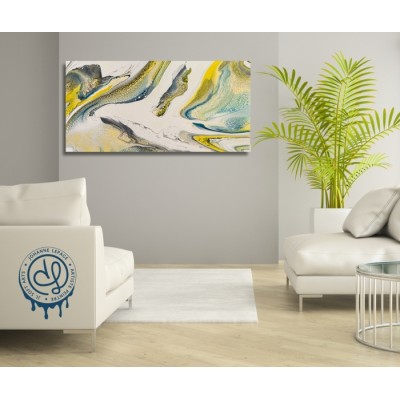 Tendresse ensoleillée - Reproduction HD sur toile - 30 x 60
