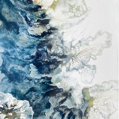 Cristaux de mer - Reproduction HD sur toile - 36 x...