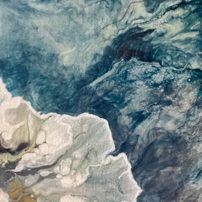 Cristaux de mer - Reproduction HD sur toile - 36 x 36