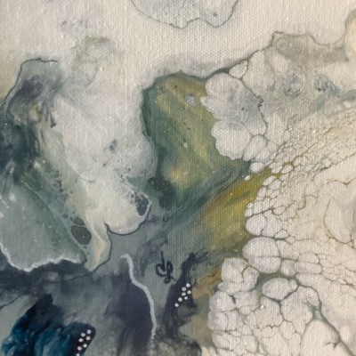 Cristaux de mer - Reproduction HD sur toile - 36 x 36
