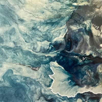 Cristaux de mer - Reproduction HD sur toile - 36 x 36