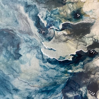 Cristaux de mer - Reproduction HD sur toile - 36 x 36
