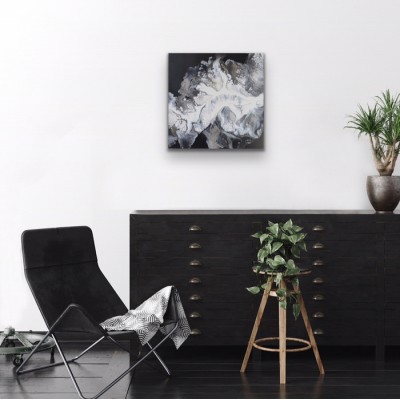 Éclosion volcanique - Reproduction HD sur toile - 24 x 24