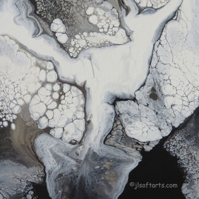 Éclosion volcanique - Reproduction HD sur toile - 30 x 30