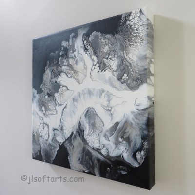 Éclosion volcanique - Reproduction HD sur toile - 36 x 36