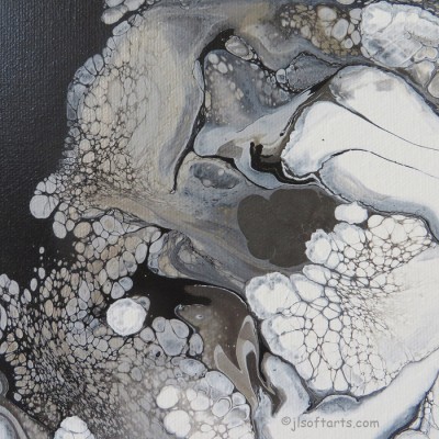 Éclosion volcanique - Reproduction HD sur toile - 36 x 36
