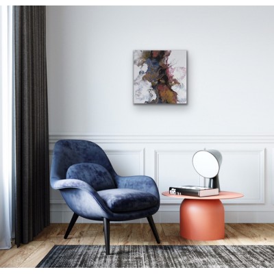 Incendie - Reproduction HD sur toile - 18 x 18
