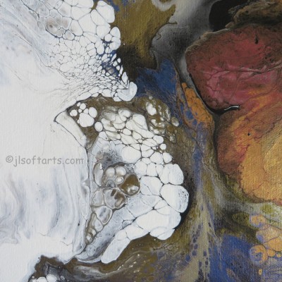 Incendie - Reproduction HD sur toile - 24 x 24