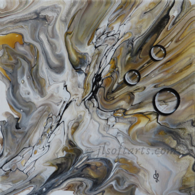 Marée basse - Reproduction HD sur toile - 18 x 18