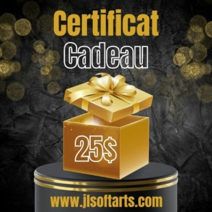 Certificat Cadeau 25$ CAD