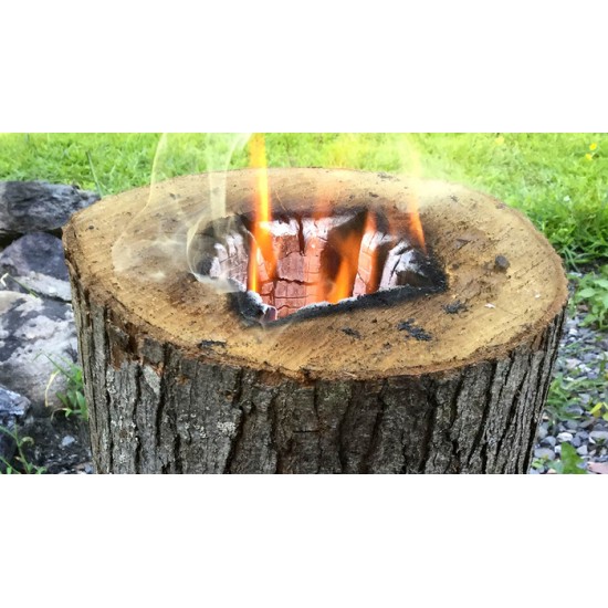 Bûche flambeau