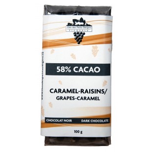 Tablette de chocolat noir 58% cacao