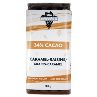 Tablette de chocolat au lait 34% cacao