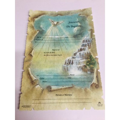 Certificat de Baptême