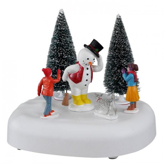 Bonhomme de neige dit bonjour Pièce de table #...