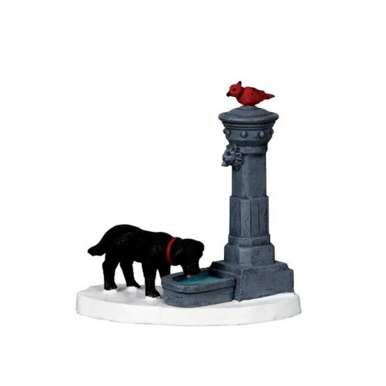 Accessoire Fontaine d'eau avec chien qui boie # 04231