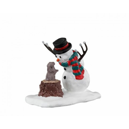 Accessoire Bonhomme de neige avec lapin  # 34092