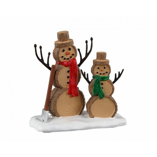 Accessoire Bonhomme de neige en bois # 34095