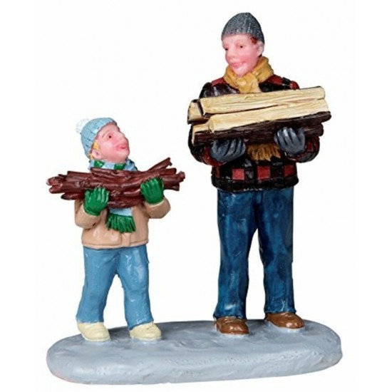 Figurines Bois de chauffage pour le foyer # 02807