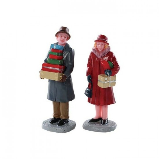 Figurines Couple avec plein de cadeaux # 82609