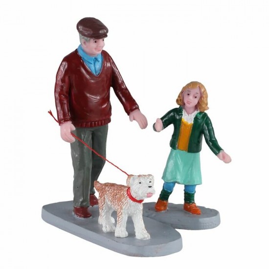 Figurines Grand-père et sa petite fille # 02926