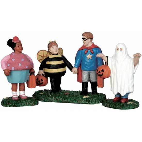 Figurines Enfants déguisés pour Halloween #...