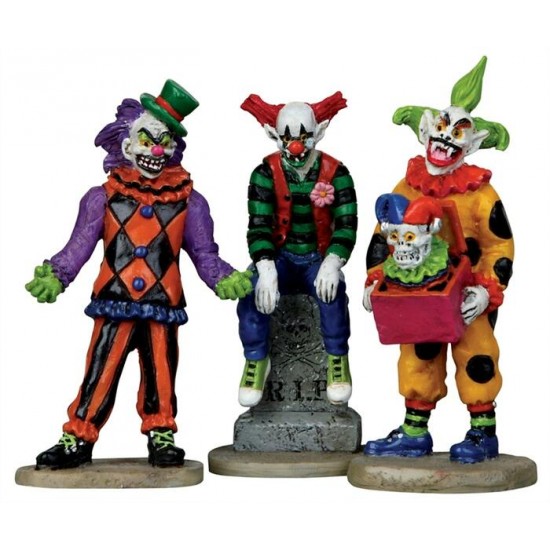 Figurines Trois clowns térrifiant # 12885