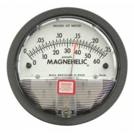 Manometre magnehelic pour pression differentielle...