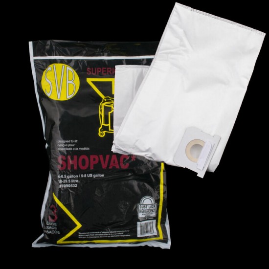 Sac HEPA Microfibre pour Aspirateur shopvac et autres 5-8gal