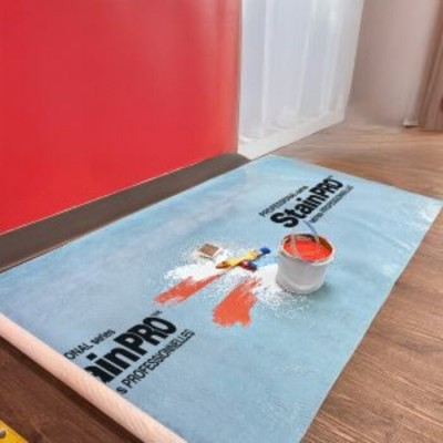 Protection de plancher léger Bleu 40'' x 45'  