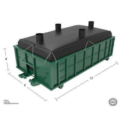 Sac à déchet (isolation) pour remorque de 12' (460cf)