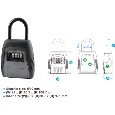 Cadenas ''cache-clé'' Standard 