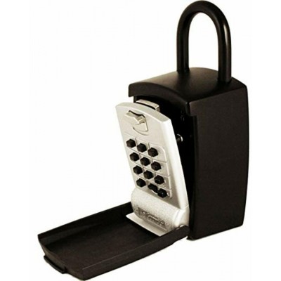 Cadenas ''cache-clé'' avec porte et bouton...