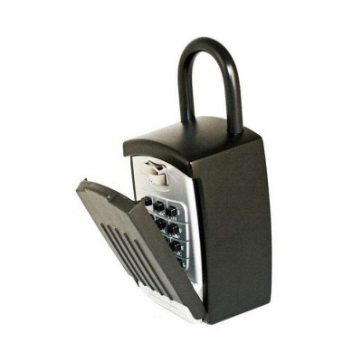 Cadenas ''cache-clé'' avec porte et bouton poussoir Grande Capacité