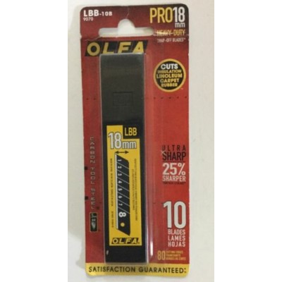Lame de couteau 18MM LBB-10B Noir de OLFA 