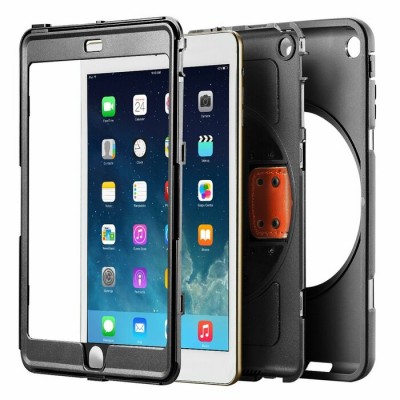 Pochette Ipad Pro 10.5''  rotatif robuste et anti choc avec sangle en cuir