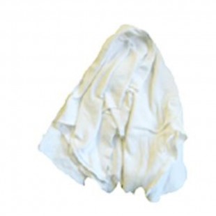 Linge/Guenilles de coton  blanches  (25 lbs)