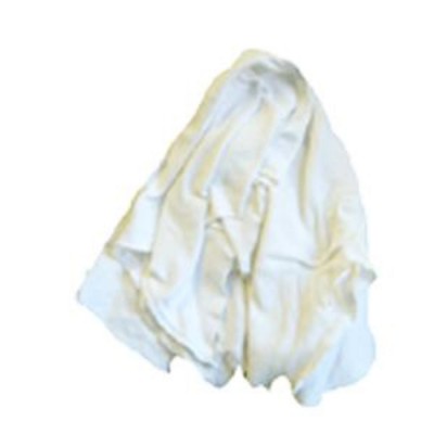 Linge/Guenilles de coton  blanches  (25 lbs)