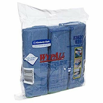 Linge en microfibre Bleu  (pqt 6)