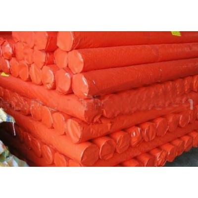 Toile de protection en polyéthylene  ORANGE (Rip Proof)  12 x 100