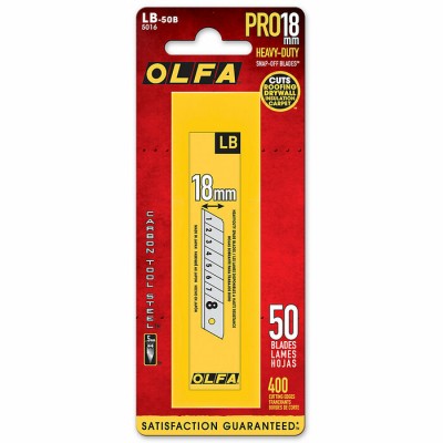Lame de couteau OLFA 5016 18MM LBB Pqt 50