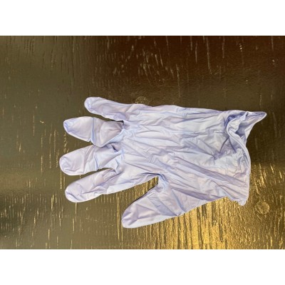 Gant jetable 5 mil sans poudre (bte 100)