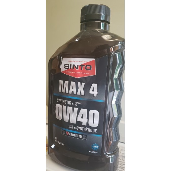 Huile Sinto Max 4 0W40