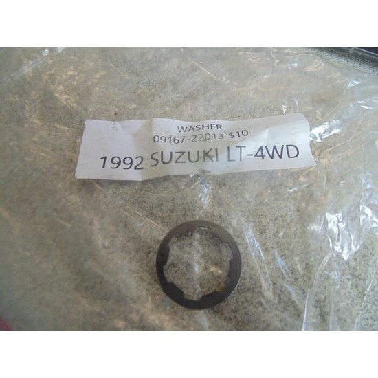 1992 SUZUKI LT-4WD WASHER 09167-22013