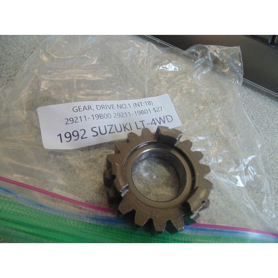 1992 SUZUKI LT-4WD GEAR, DRIVEN NO 1 (NT:18)...